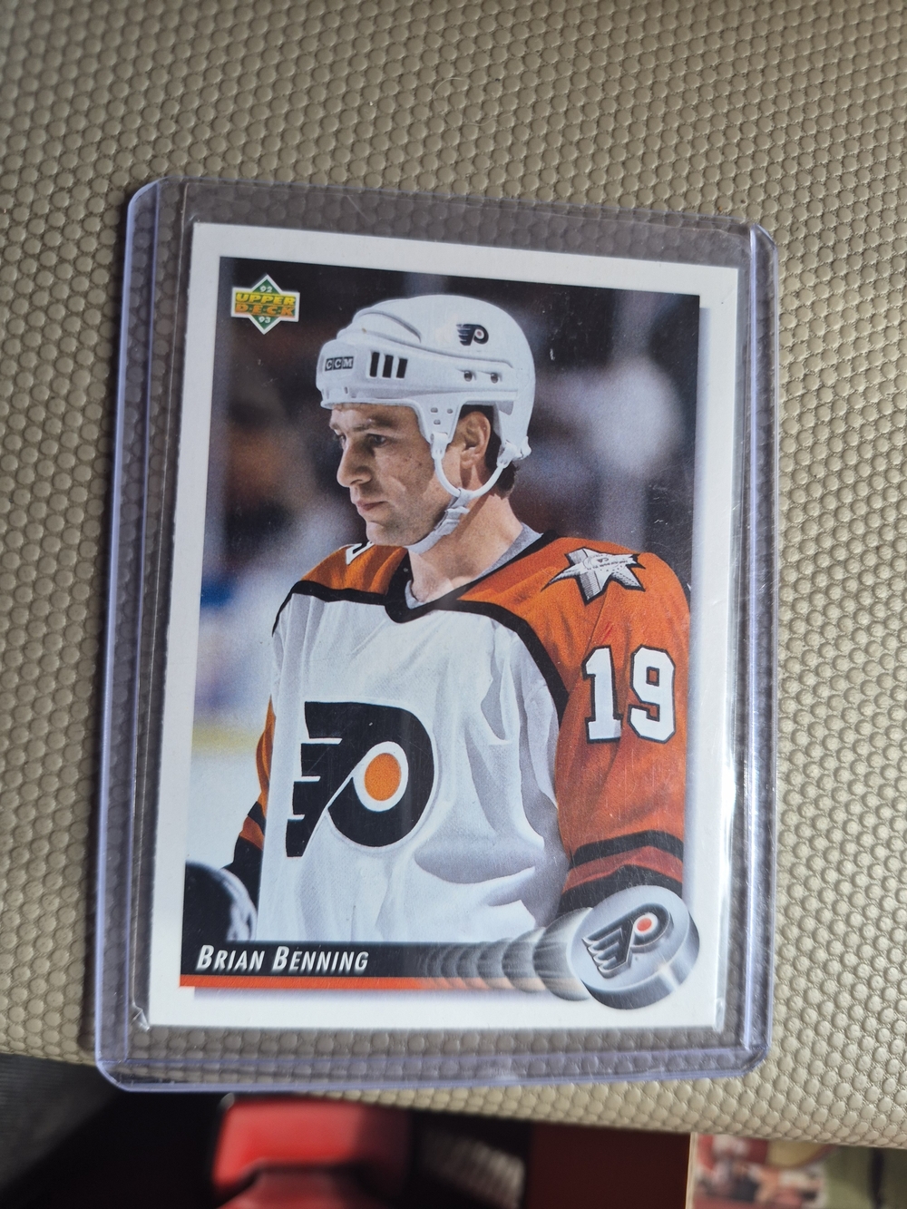 Upper Deck Philadelphia Flyers Hockey Card - White & Orange